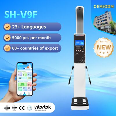 SH-V9F Gym Use 8 Electrodes Digital Weighing Scale Body Composition Analysis Machine
