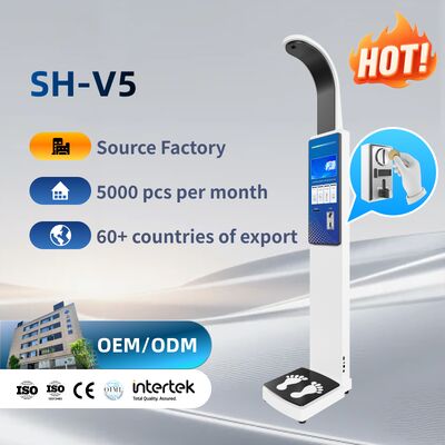 Commercial Outdoor Coin Operated Weighing Scale Body Composition Fat Scale Height and Weight Balance Operad OEM BMI