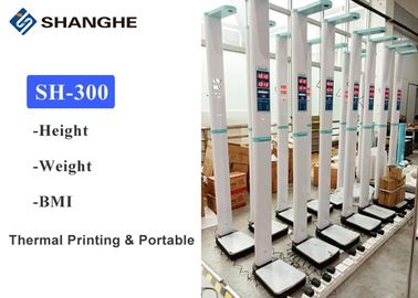 Ultrasonic LED Display 210CM Digital Height And Weight Scale