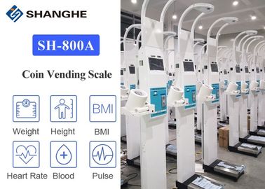 10 Inches Touch LCD Screen Automatic Height And Weight Machine Self Service Blood Pressure Test Kiosk