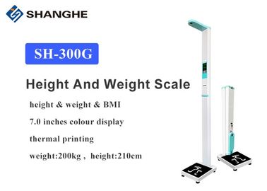 Fully Automated Ultrasonic 200kg Body Weight And Height Scale