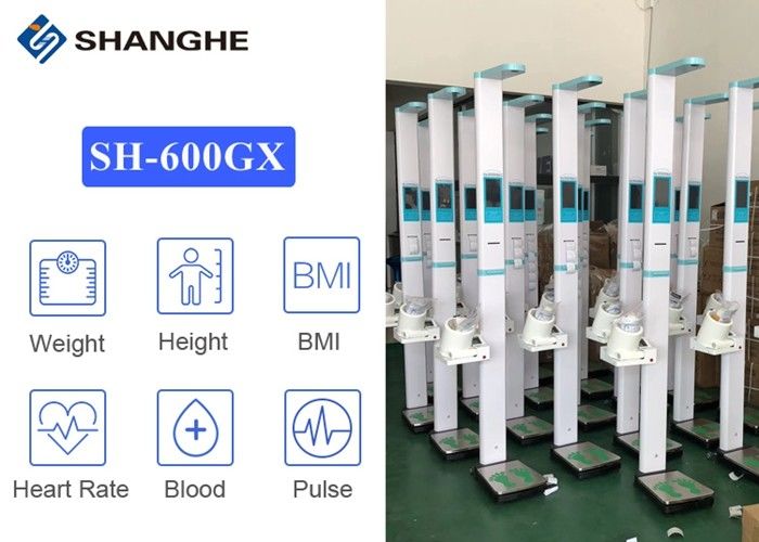 Blood Pressure Test Hd Lcd Display 500kg Height Weight Scale